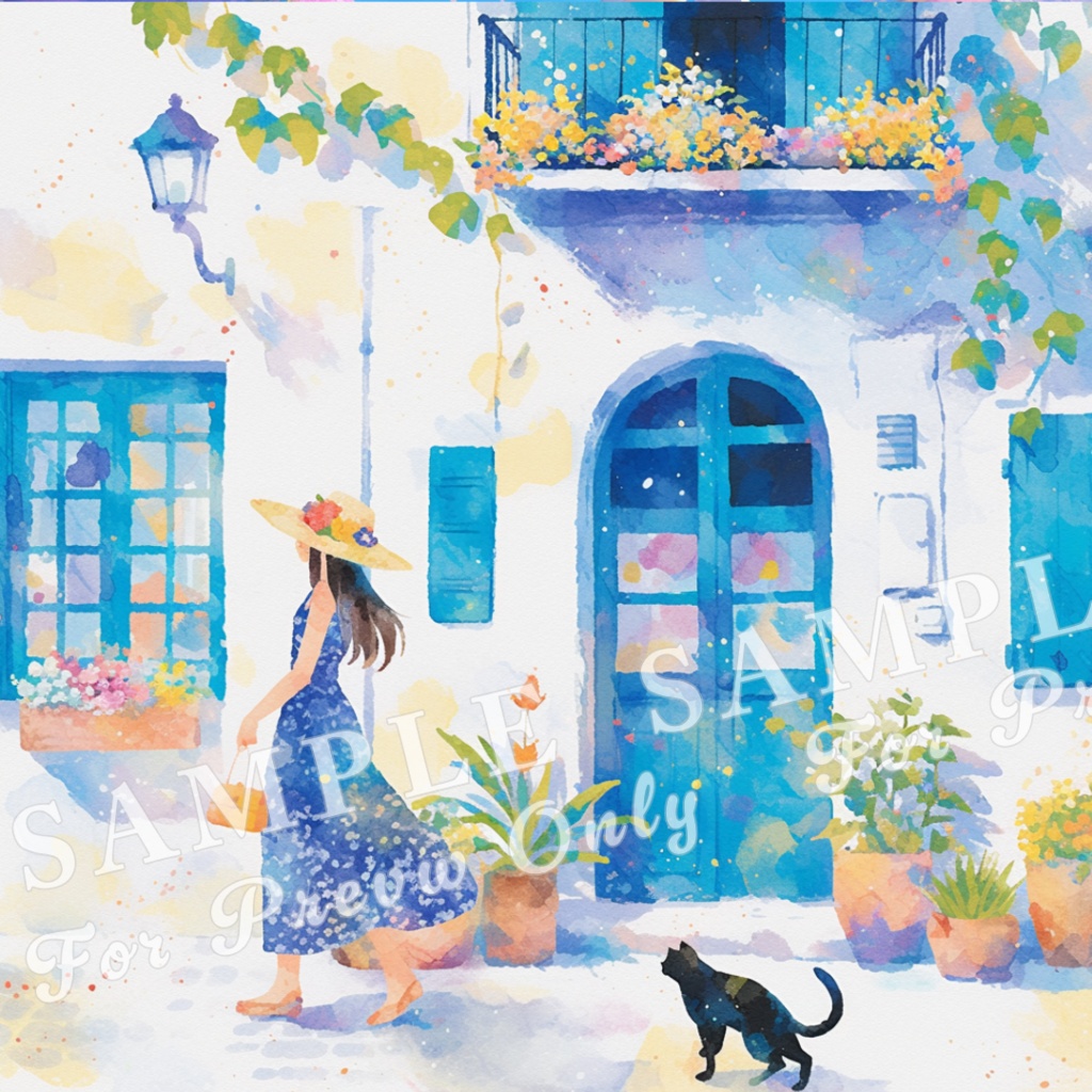 【旅の街角シリーズ】雨粒パレット vol.1