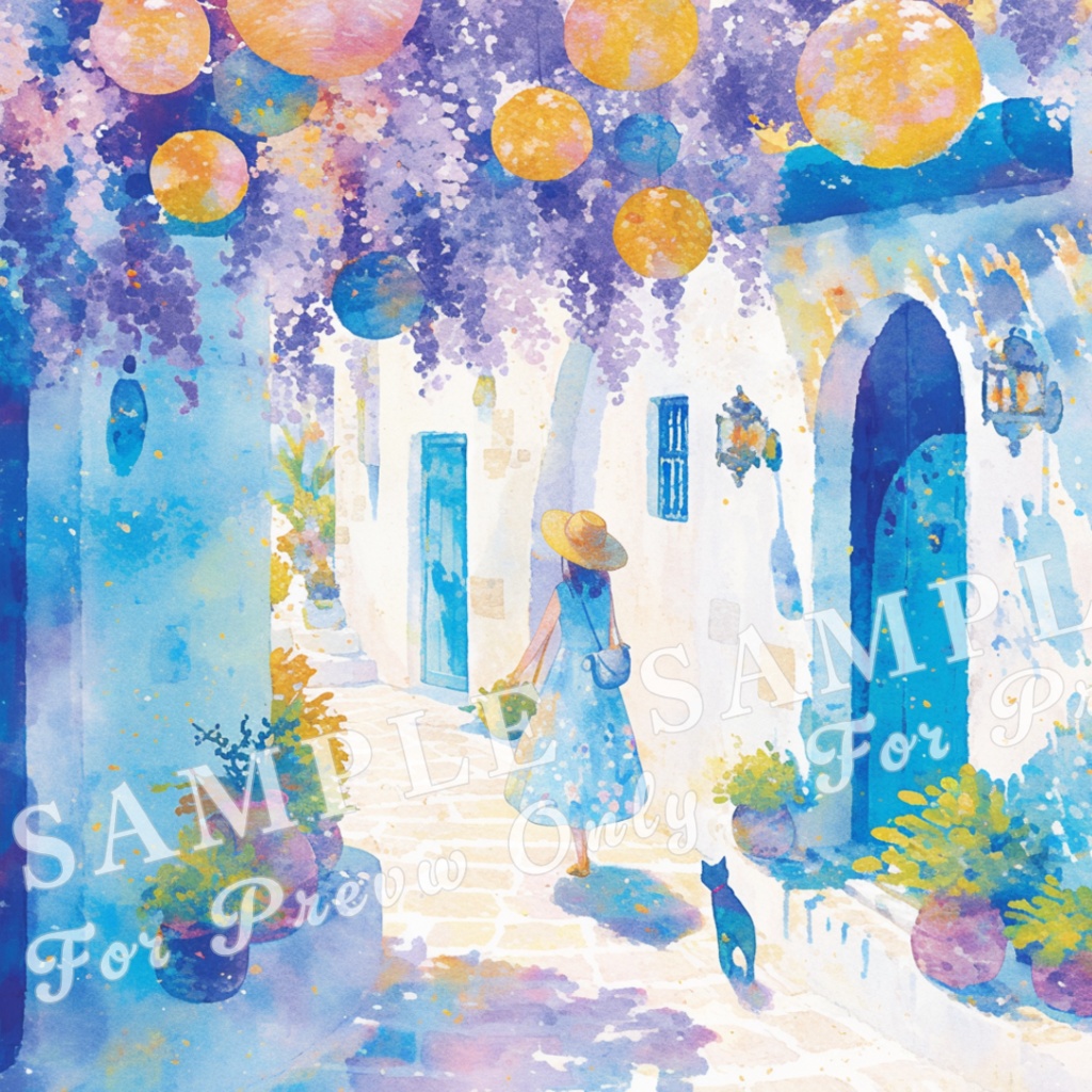 【旅の街角シリーズ】雨粒パレット vol.1