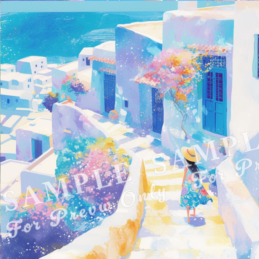 【旅の街角シリーズ】雨粒パレット vol.1