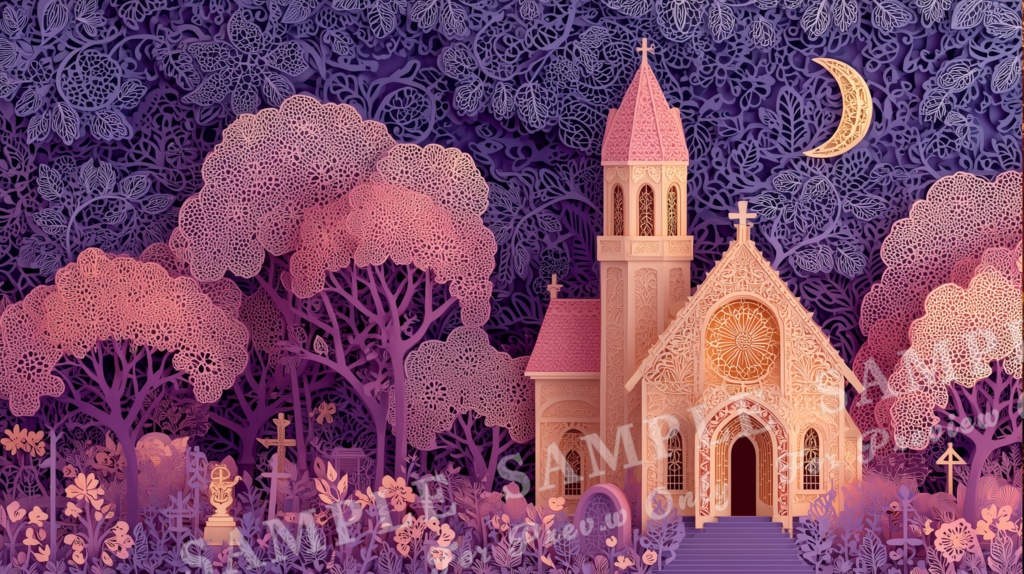 【ハロウィン2025 | 月夜の切り絵】月華のハロウィンナイト|15枚