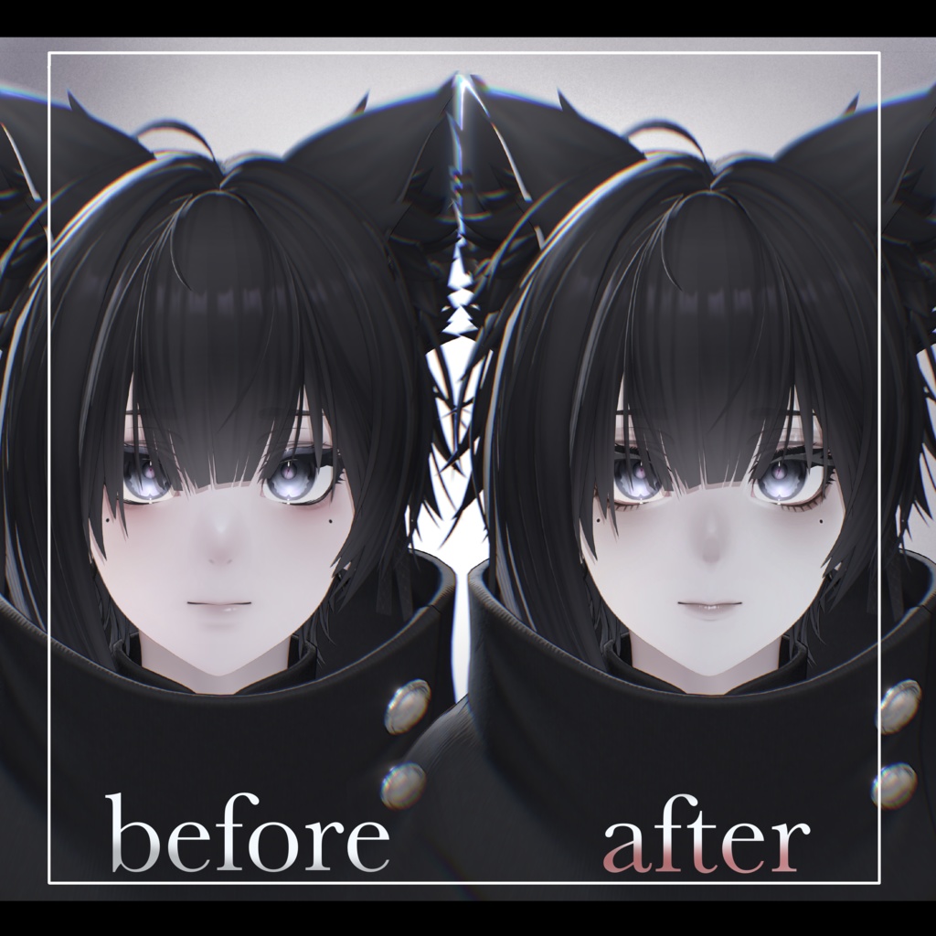 【泣夜/Nakiya】Ashen Tear Make+Eye