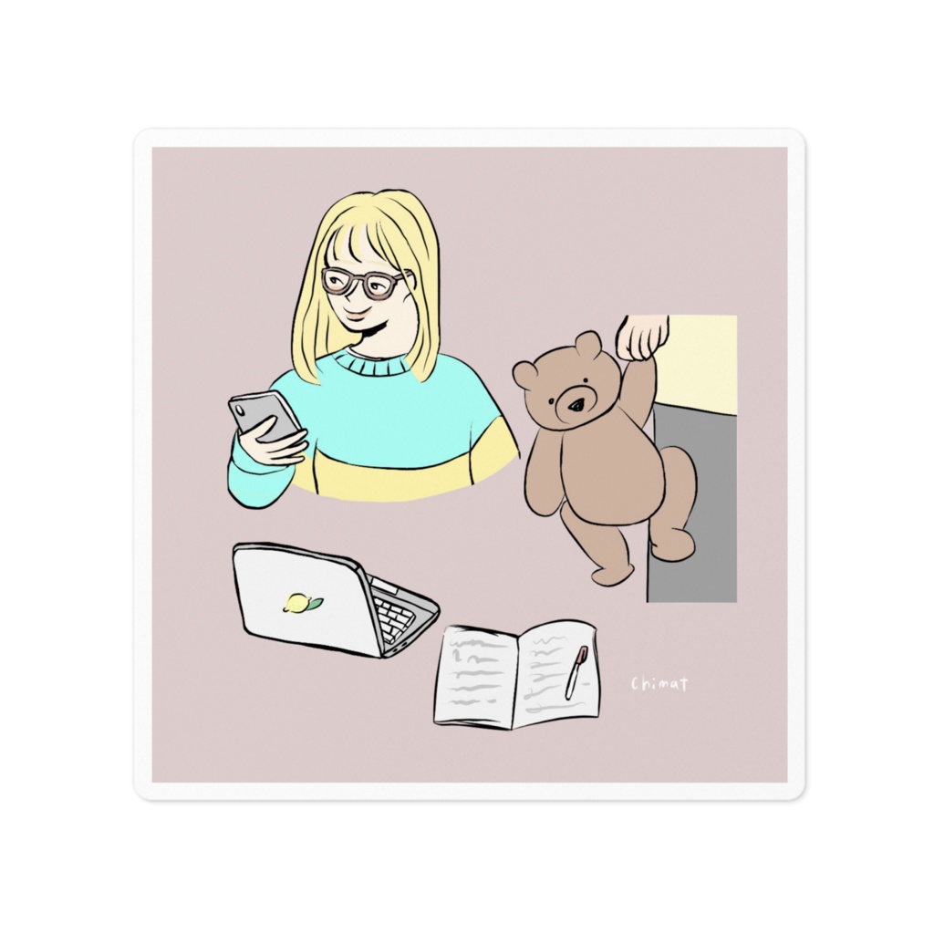 イラストステッカー