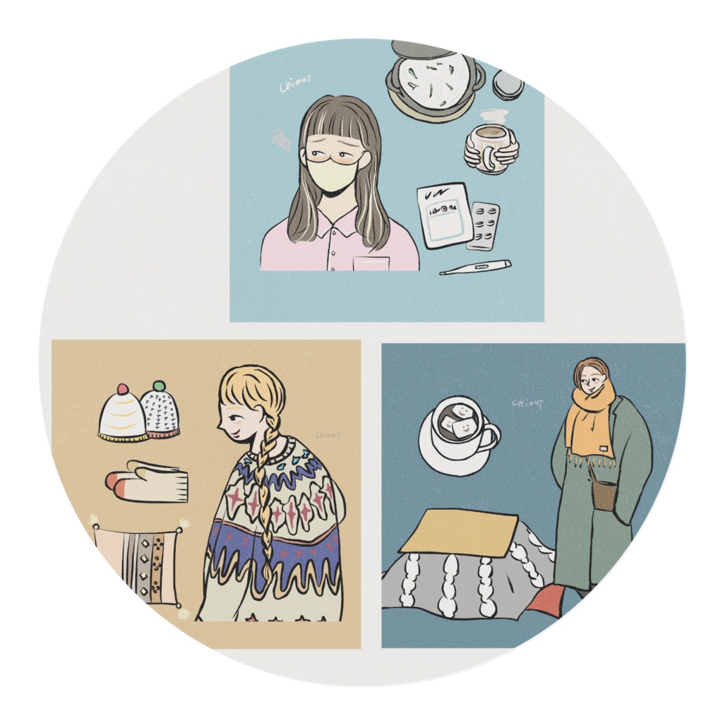 イラストマスキングテープ