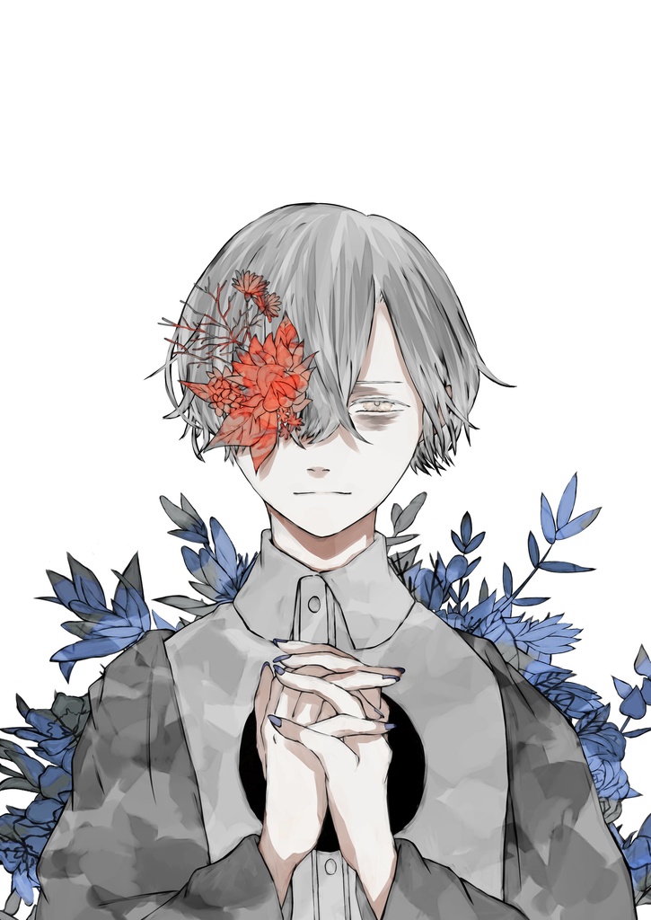 イラスト集 offer flower