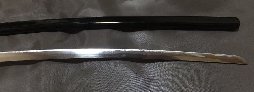 首の武器屋　　1/3　日本刀　（梅鍔）　物干し竿