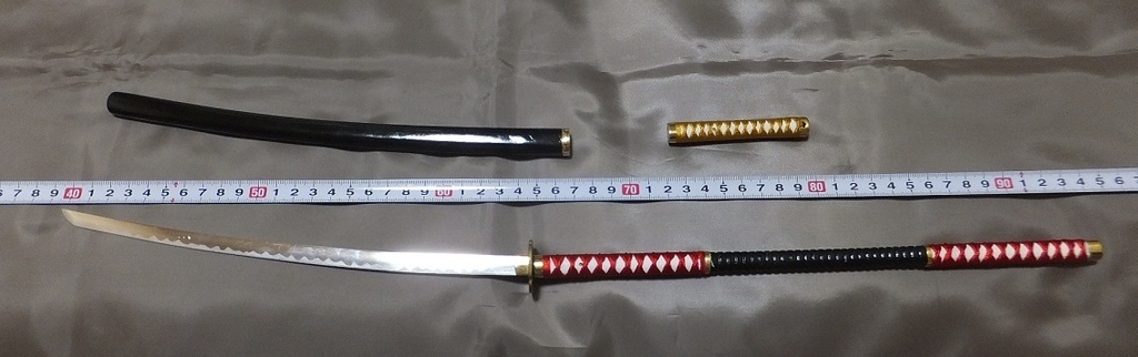 首の武器屋　1/3サイズ　　長巻　+　α　　フルスクラッチ