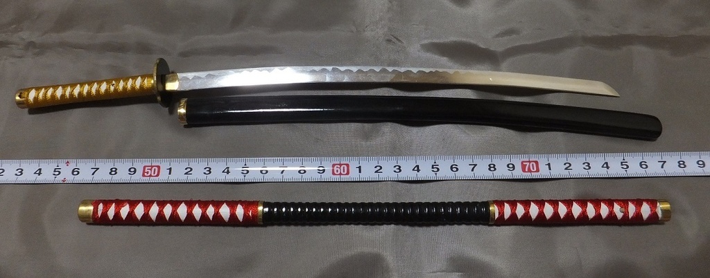 首の武器屋　1/3サイズ　　長巻　+　α　　フルスクラッチ