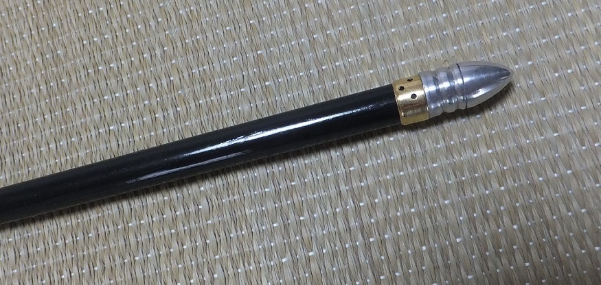 首の武器屋　1/3サイズ　片鎌十紋字槍　フルスクラッチ