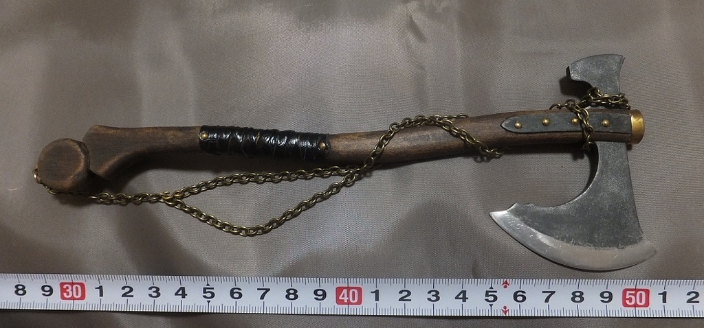 首の武器屋　1/3サイズ　バトルアックス