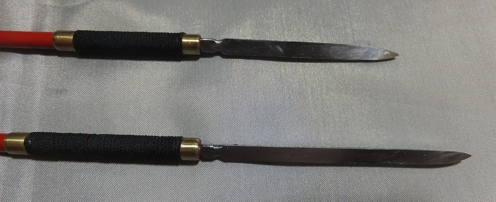 首の武器屋　1/6サイズ　　和槍　長短　２本ｓｅｔ