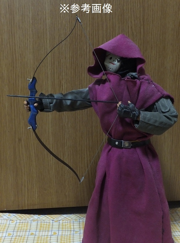 首の武器屋　1/6サイズ　　アーチェリー（洋弓）　ブルー