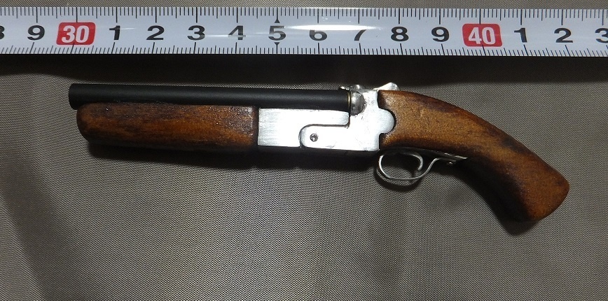 首の武器屋　1/3サイズ　水平二連散弾銃（ソウドオフ）