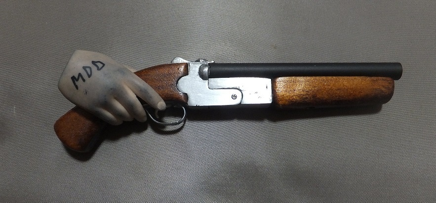 首の武器屋　1/3サイズ　水平二連散弾銃（ソウドオフ）