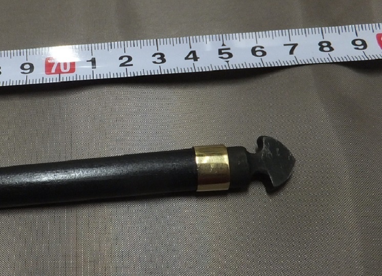 首の武器屋　1/3サイズ　　薙刀（静型）　えんじ