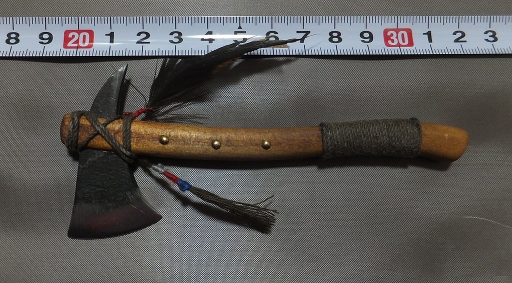 首の武器屋　1/3　トマホーク（インディアンの手斧）