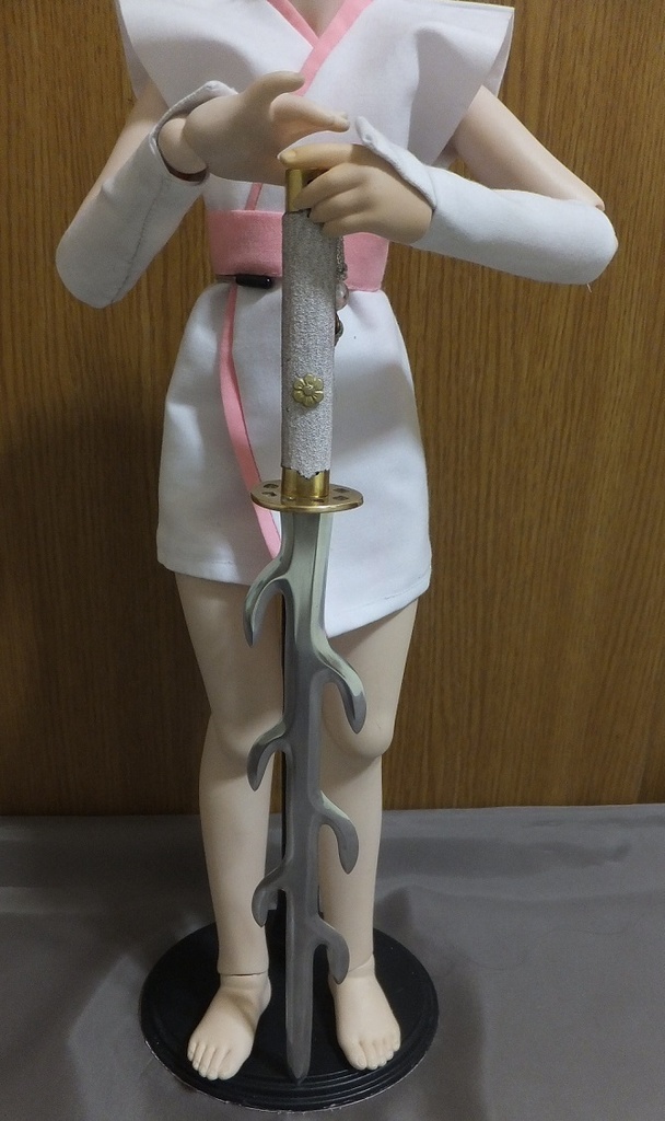 首の武器屋　1/3ｻｲｽﾞ　七支刀　　フルスクラッチ