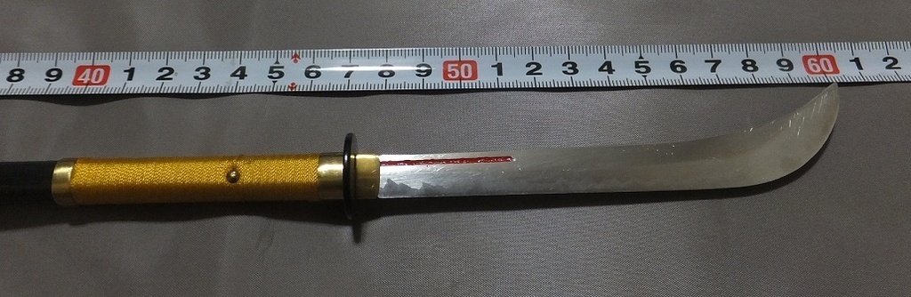 首の武器屋　1/3サイズ　薙刀　（黒）　　廉価版