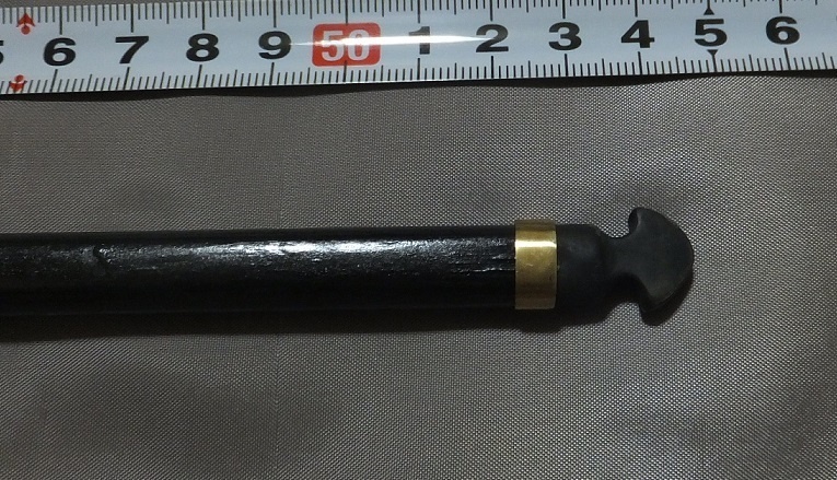 首の武器屋　1/3サイズ　薙刀　（黒）　　廉価版