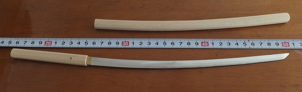 首の武器屋　　日本刀　白鞘　　