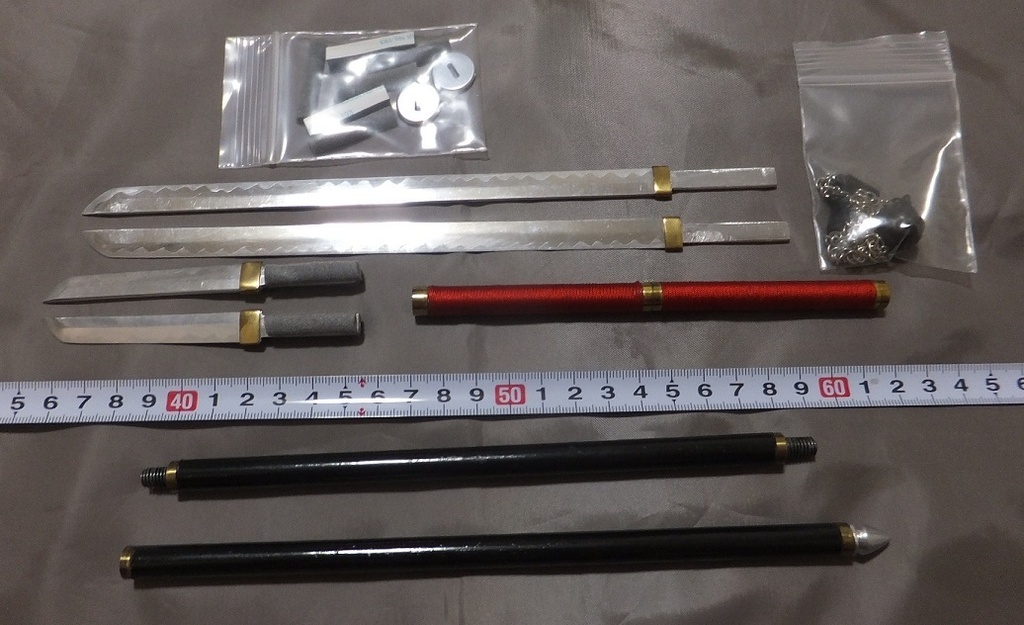 首の武器屋　1/3ｻｲｽﾞ　可変武器SET　フルスクラッチ　B