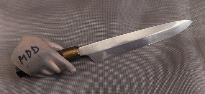 首の武器屋　1/3ｻｲｽﾞ　柳刃包丁（刺身包丁）　B