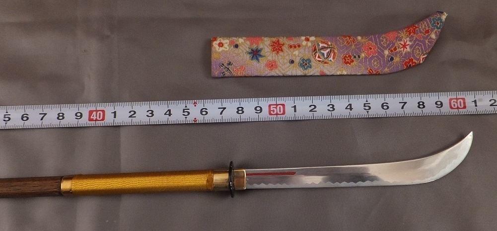 首の武器屋　1/3ｻｲｽﾞ　薙刀（廉価版）　ケヤキ