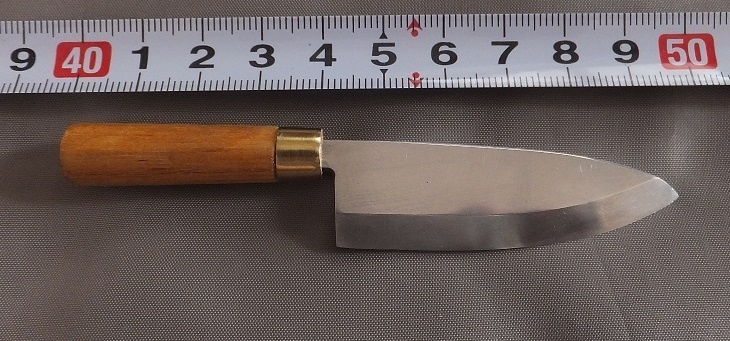 首の武器屋　1/3ｻｲｽﾞ　出刃包丁　メープル