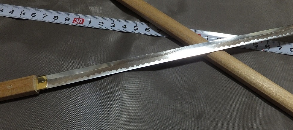 首の武器屋　1/3ｻｲｽﾞ　白鞘直刀　フルスクラッチ