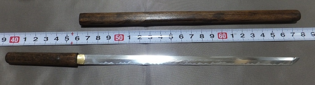 首の武器屋　1/3サイズ　仕込み杖　けやき