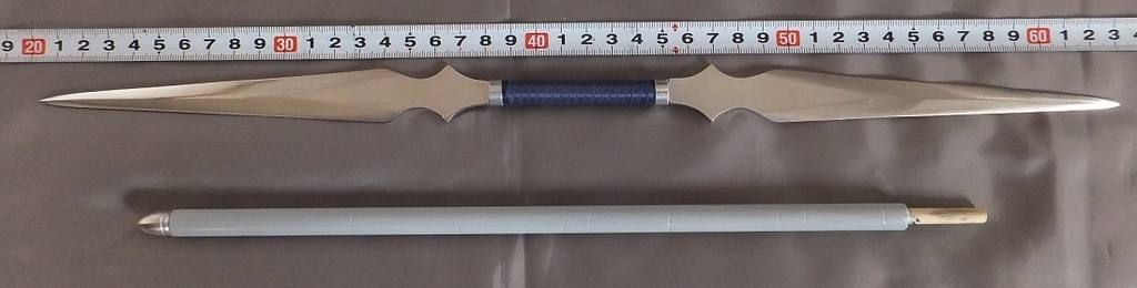 首の武器屋　1/3ｻｲｽﾞ　両刃ランス