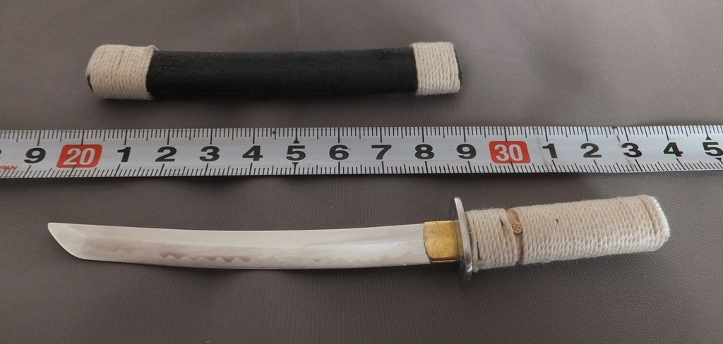 首の武器屋　1/3ｻｲｽﾞ　野盗の脇差