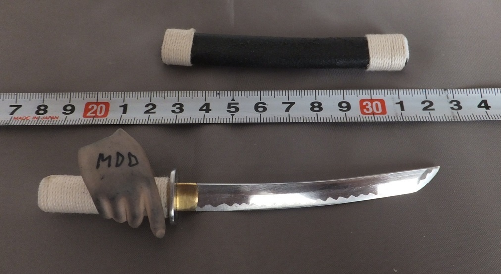 首の武器屋　1/3ｻｲｽﾞ　野盗の脇差