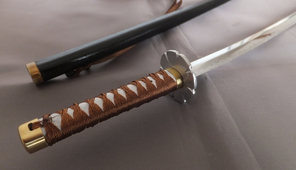 首の武器屋　1/3ｻｲｽﾞ　日本刀（打ち刀）　フルスクラッチ品