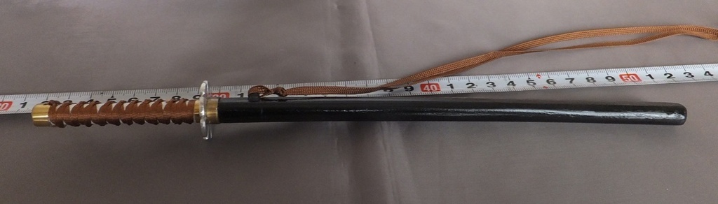 首の武器屋　1/3ｻｲｽﾞ　日本刀（打ち刀）　フルスクラッチ品