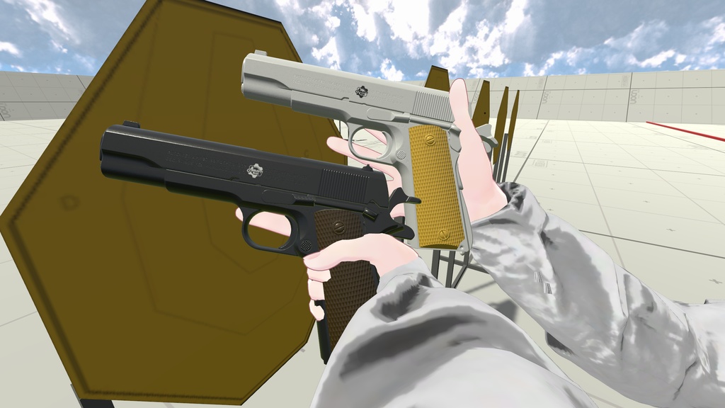 M1911A1(Ready to Shoot!)【ギミック付き3Dモデル】