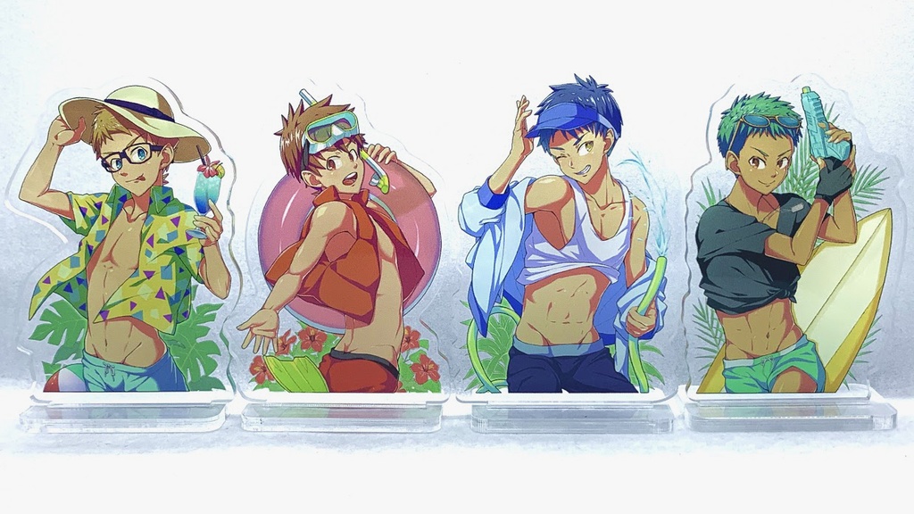 アクリルフィギュア4種(バケーションVer.2020)