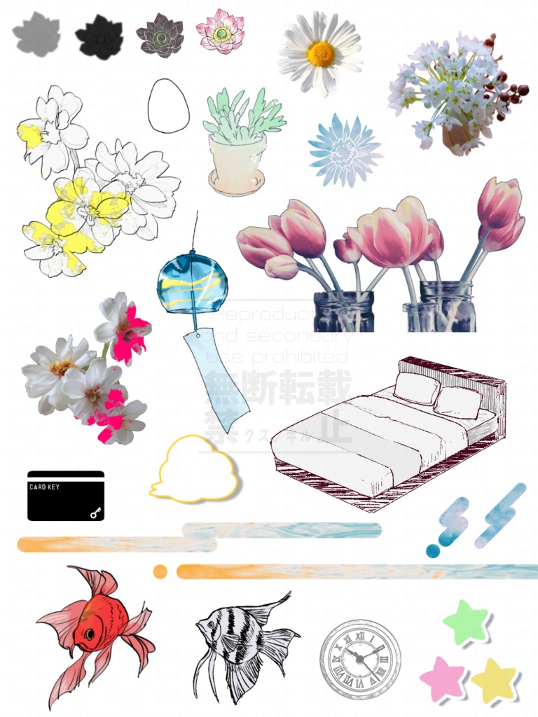 ココフォリア手書き素材まとめ10