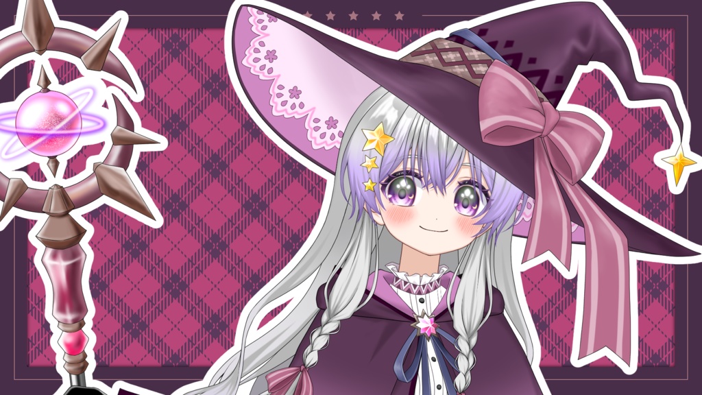 【Live2Dモデル】汎用モデル：魔法使いの女の子