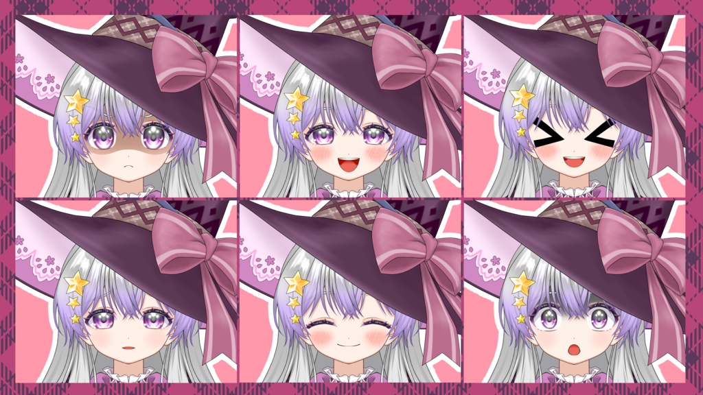 【Live2Dモデル】汎用モデル:魔法使いの女の子