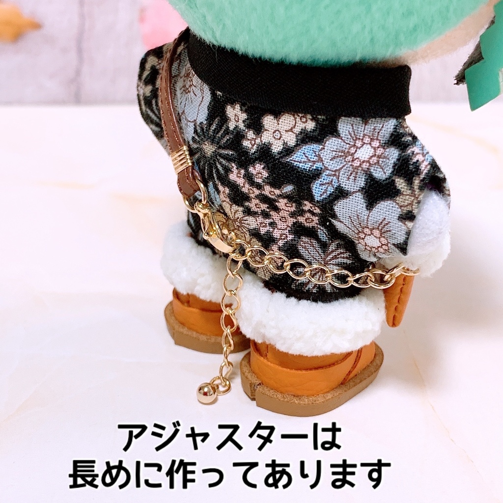 ぬい用モコモコブーツ&バッグ
