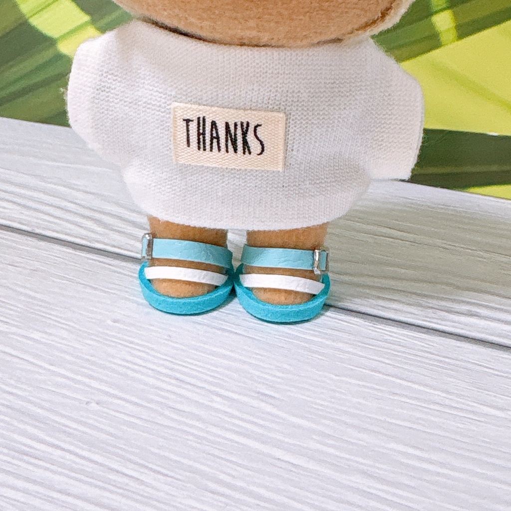 サンダル風ぬい靴(ライトブルー)29日21時予定