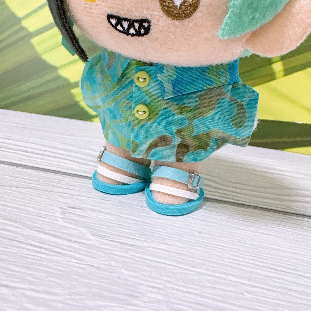 サンダル風ぬい靴(ライトブルー)29日21時予定