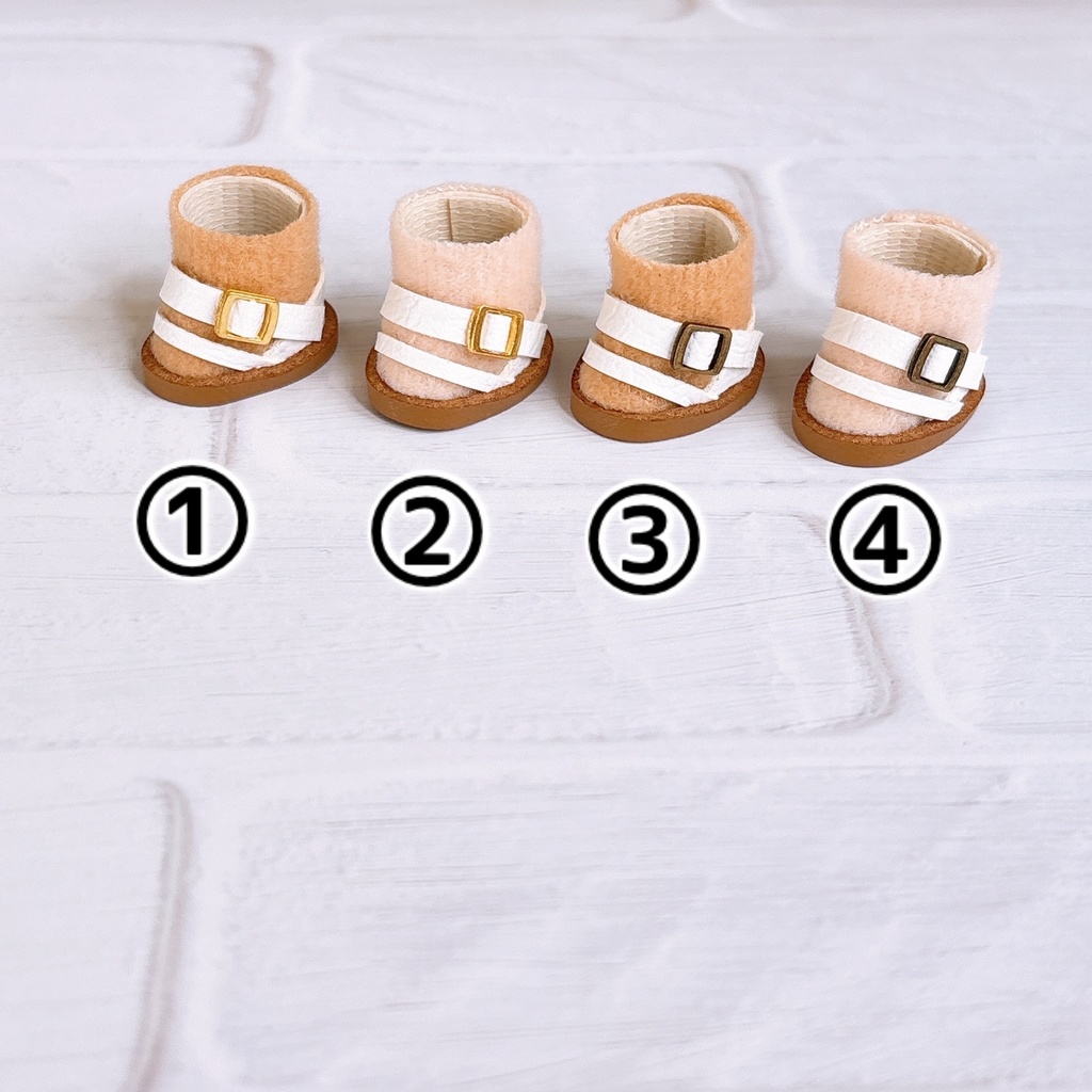 サンダル風ぬい靴(ホワイト)29日21時予定