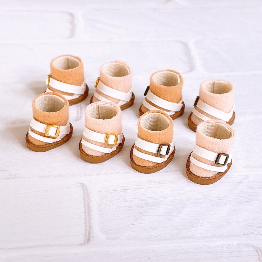 サンダル風ぬい靴(ホワイト)29日21時予定