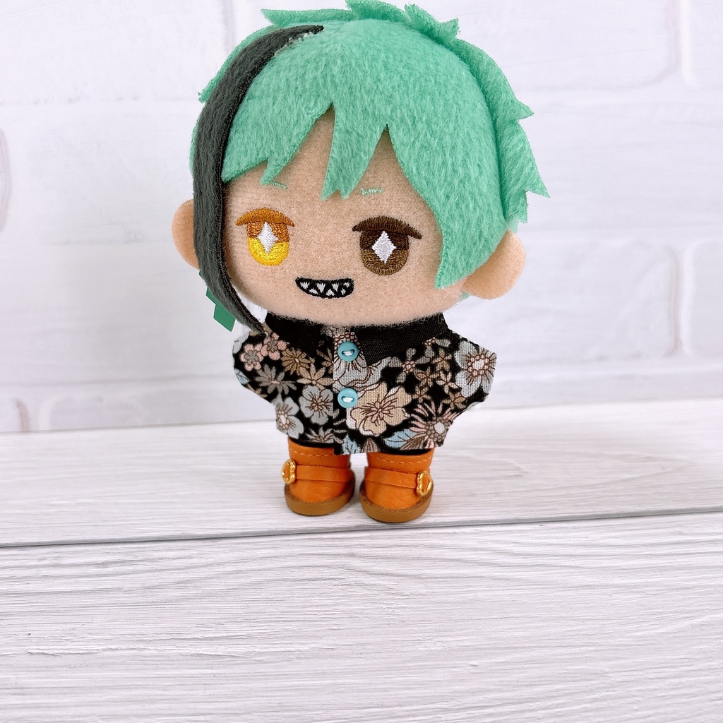 ぬい服 花柄シャツ(10㎝ぬい用)