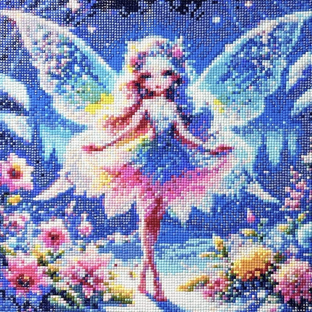 【ダイヤモンドアート】夜の妖精