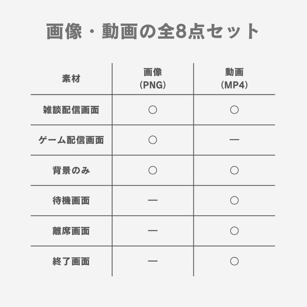 動く配信画面セット(青)