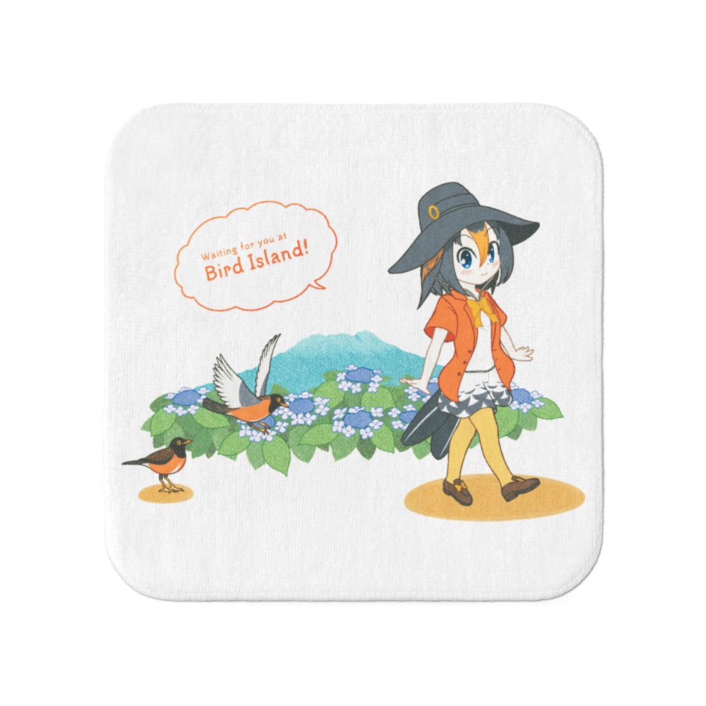 【オリフレ】アカコッコ　ハンドタオル