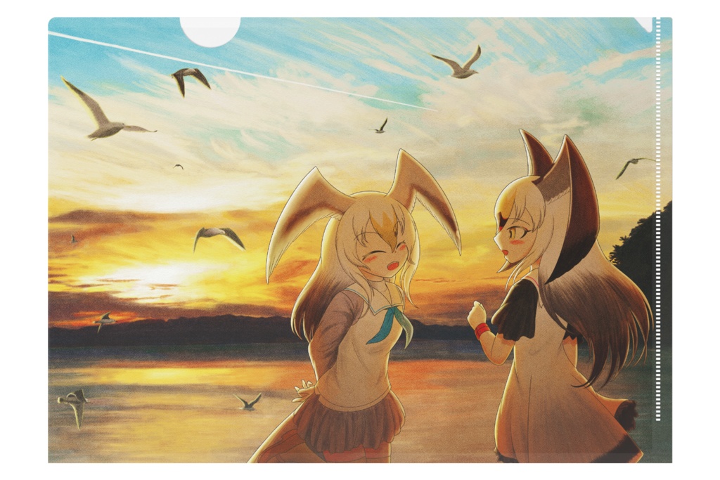 【けものフレンズ】ウミネコ＆カモメ　クリアファイル