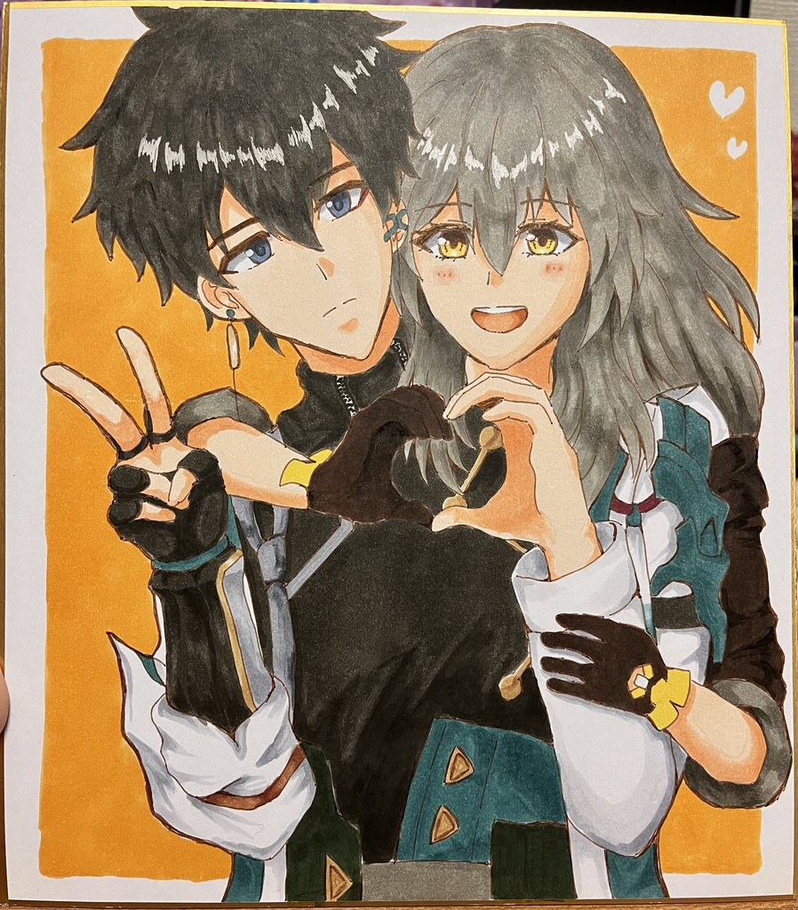 丹恒×星 描き下ろし色紙